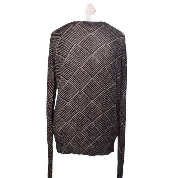 Ann Taylor Loft Sequin Lightweight Cardigan Sweater Size L Preppy Career Modal - Picture 4 of 6